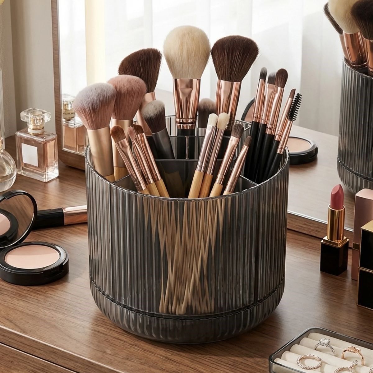 360° drehbarer Kunststoff-Organizer – Mehrzweck-Küchen- und Badezimmerorganizer #2