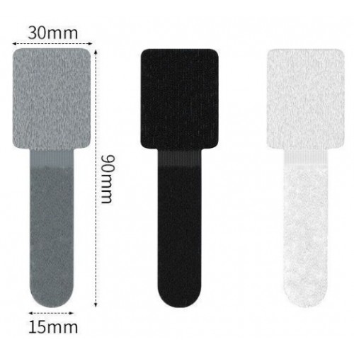 20er Set selbstklebende Klettverschluss-Bänder (5563) #5