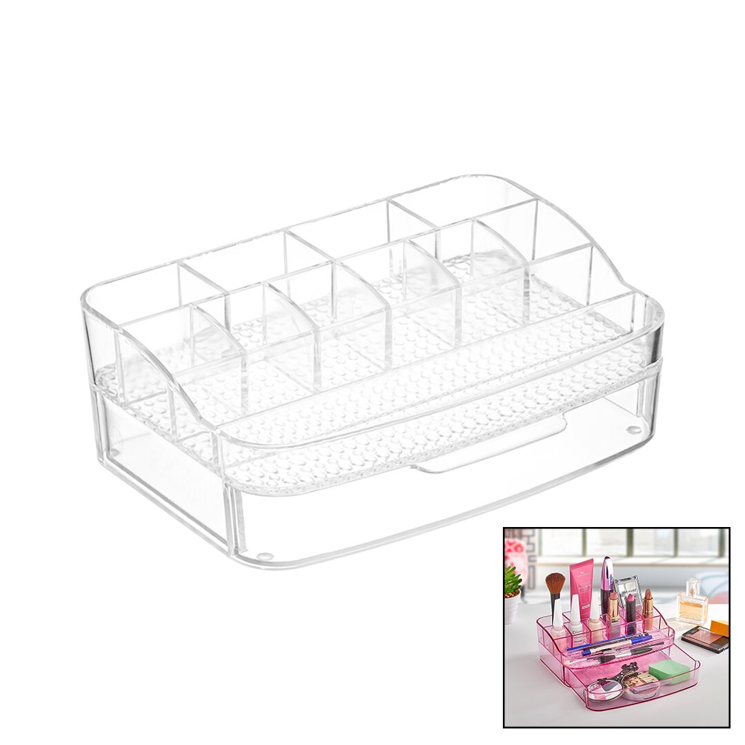 Makeup Organizer with Drawers - 12 Compartments 2+4+6 Mica -
