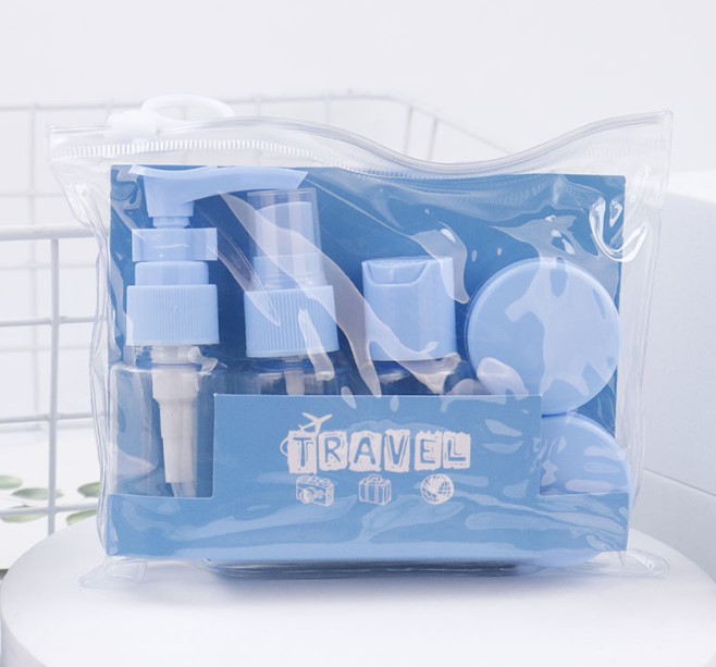 6-Piece Travel Empty Bottle Set with Colored Caps (5563) #3