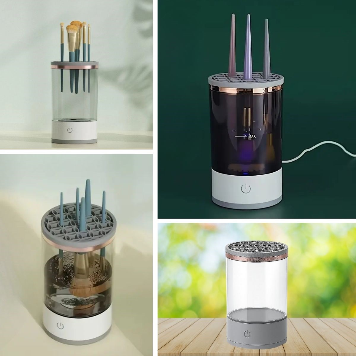 USB Rechargeable Makeup Brush Cleaner with Quick Dry, Versatile #5