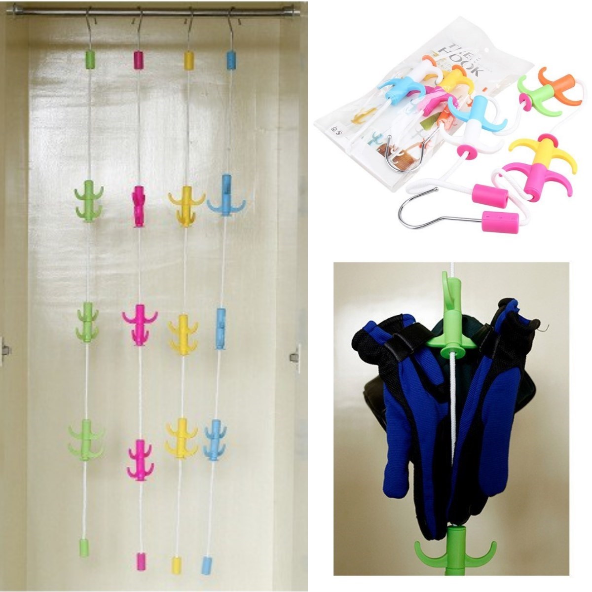 Magic Wardrobe Organizer Hanger - Multi-Clip Closet Storage