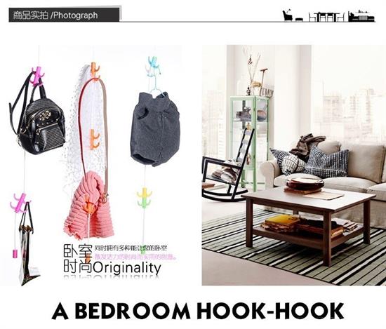 Magic Wardrobe Organizer Hanger - Multi-Clip Closet Storage (5563) #2