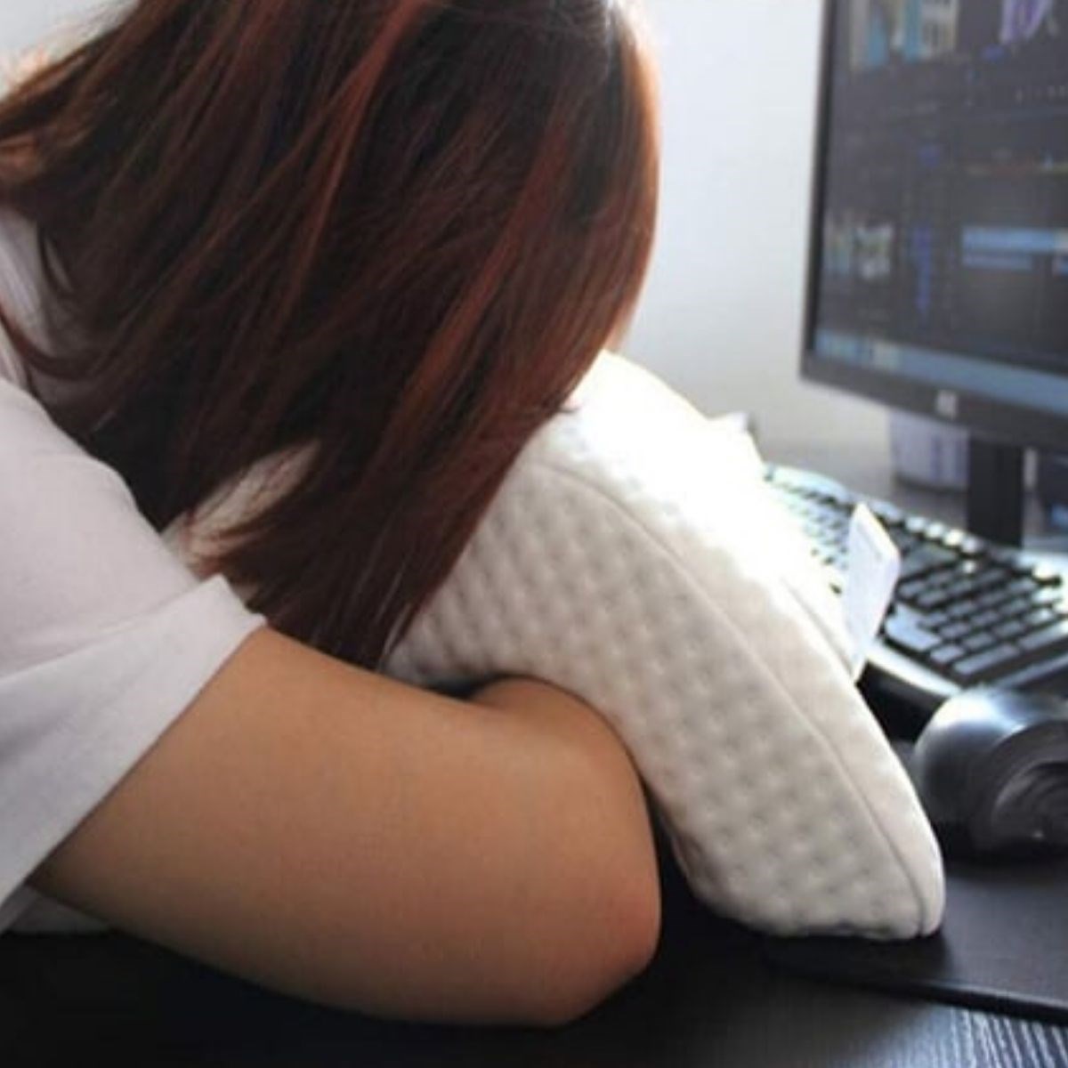 100% Visco Orthopädisches Kissen mit waschbarem Bezug für Rücken-, Nacken- und Beinschmerzen (5563) #5