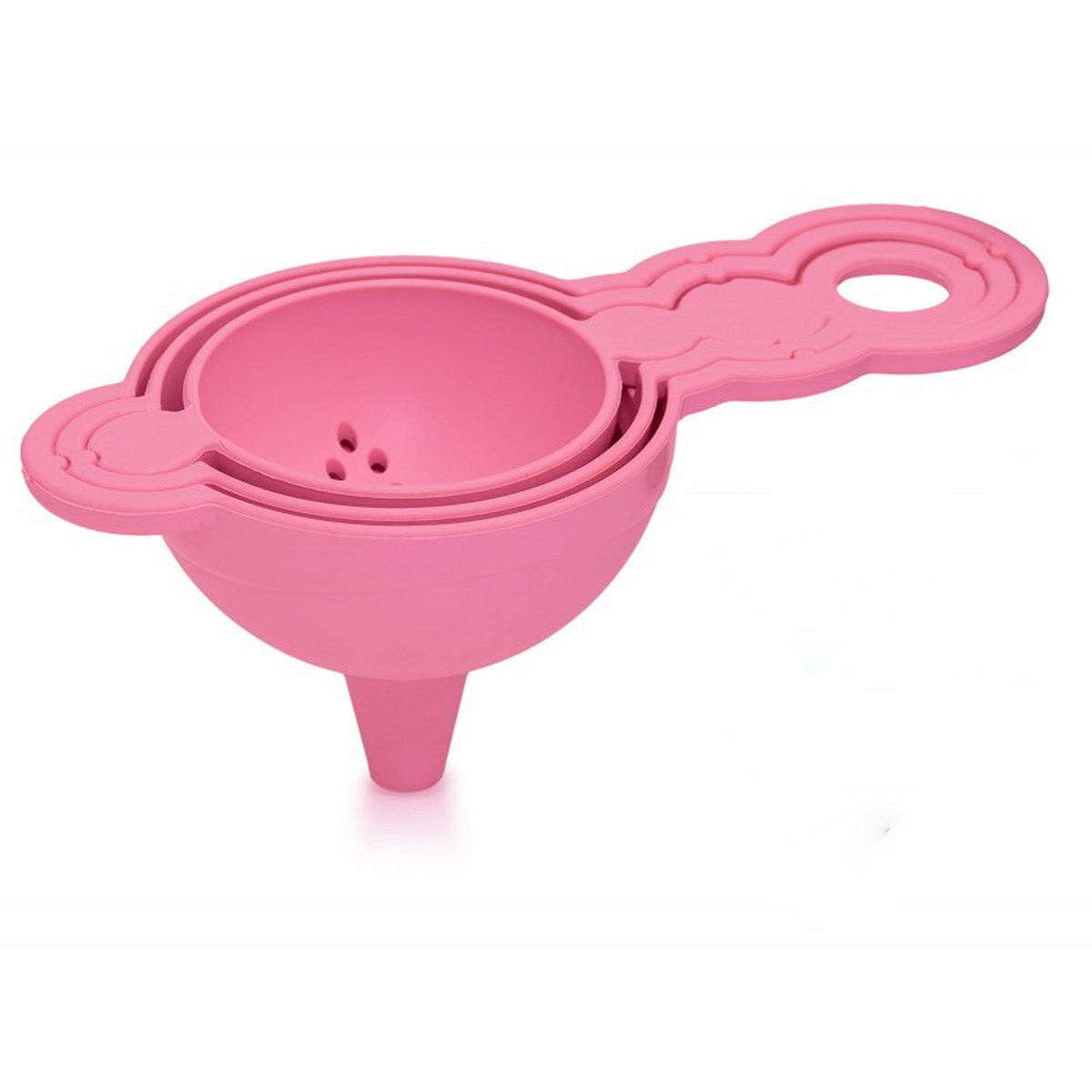 Pratik Yumurta Süzgeci Mini Süzgeç Huni Seti Hepsi Bir Arada (5563) #2