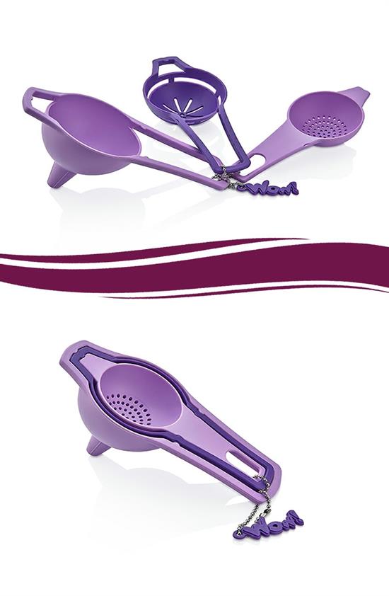 Pratik Yumurta Süzgeci Mini Süzgeç Huni Seti Hepsi Bir Arada (5563) #5