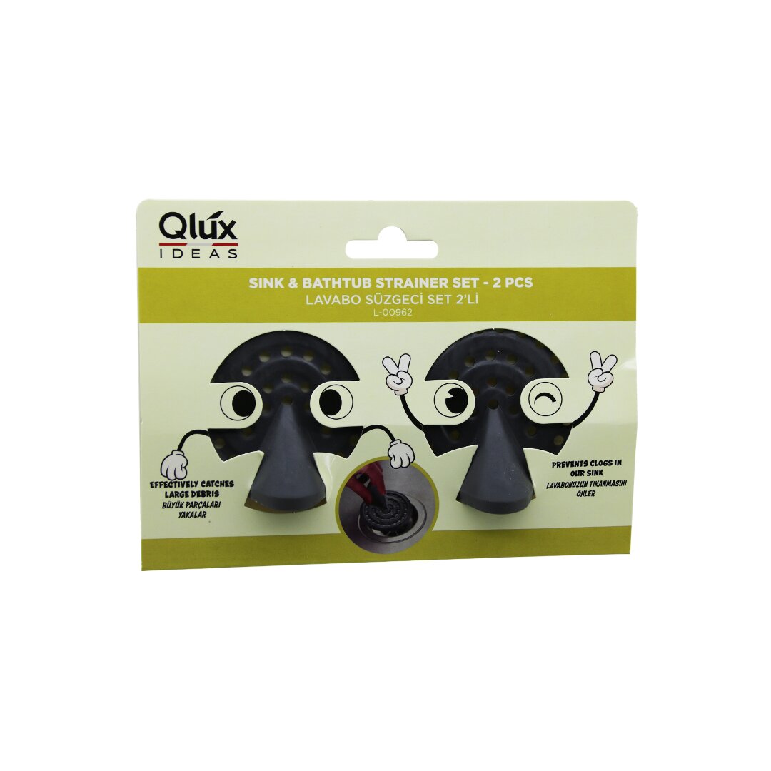 QLUX L-00962 2PCS LAVABO SÜZGEÇ SET (5563)