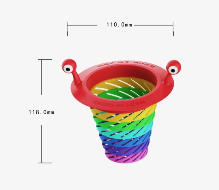 Renkli 6 Kademeli Lavabo Süzgeci (5563) #2