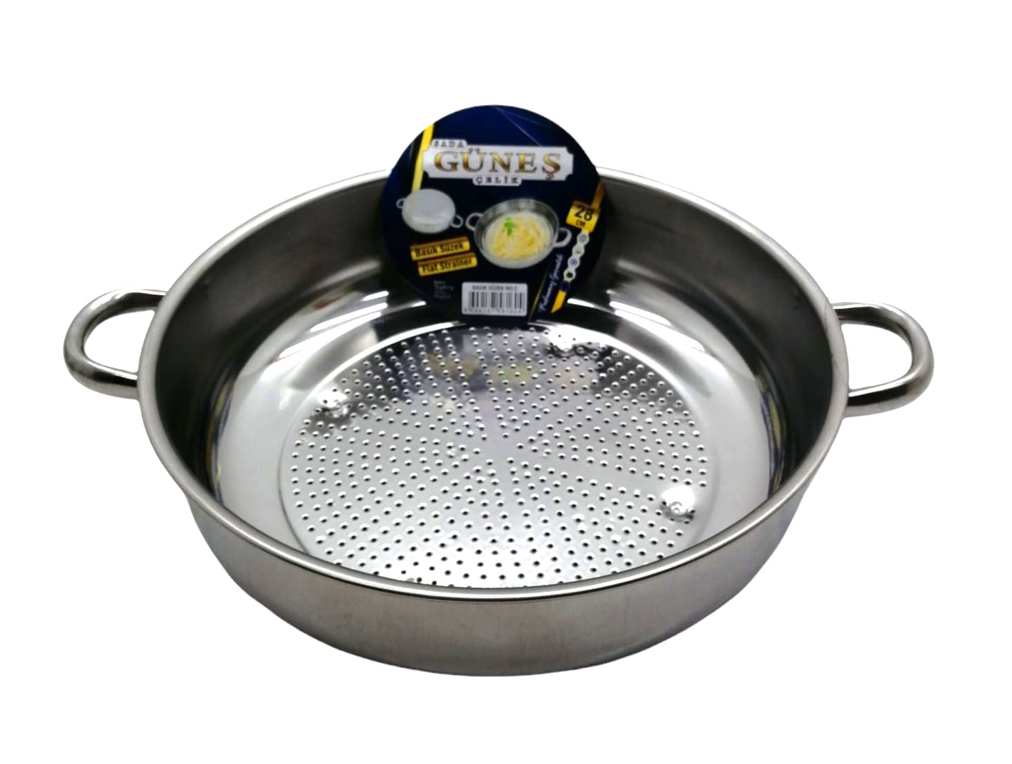 NO-2 - 28CM BASIK SÜZEK METAL SÜZGEÇ (5563)