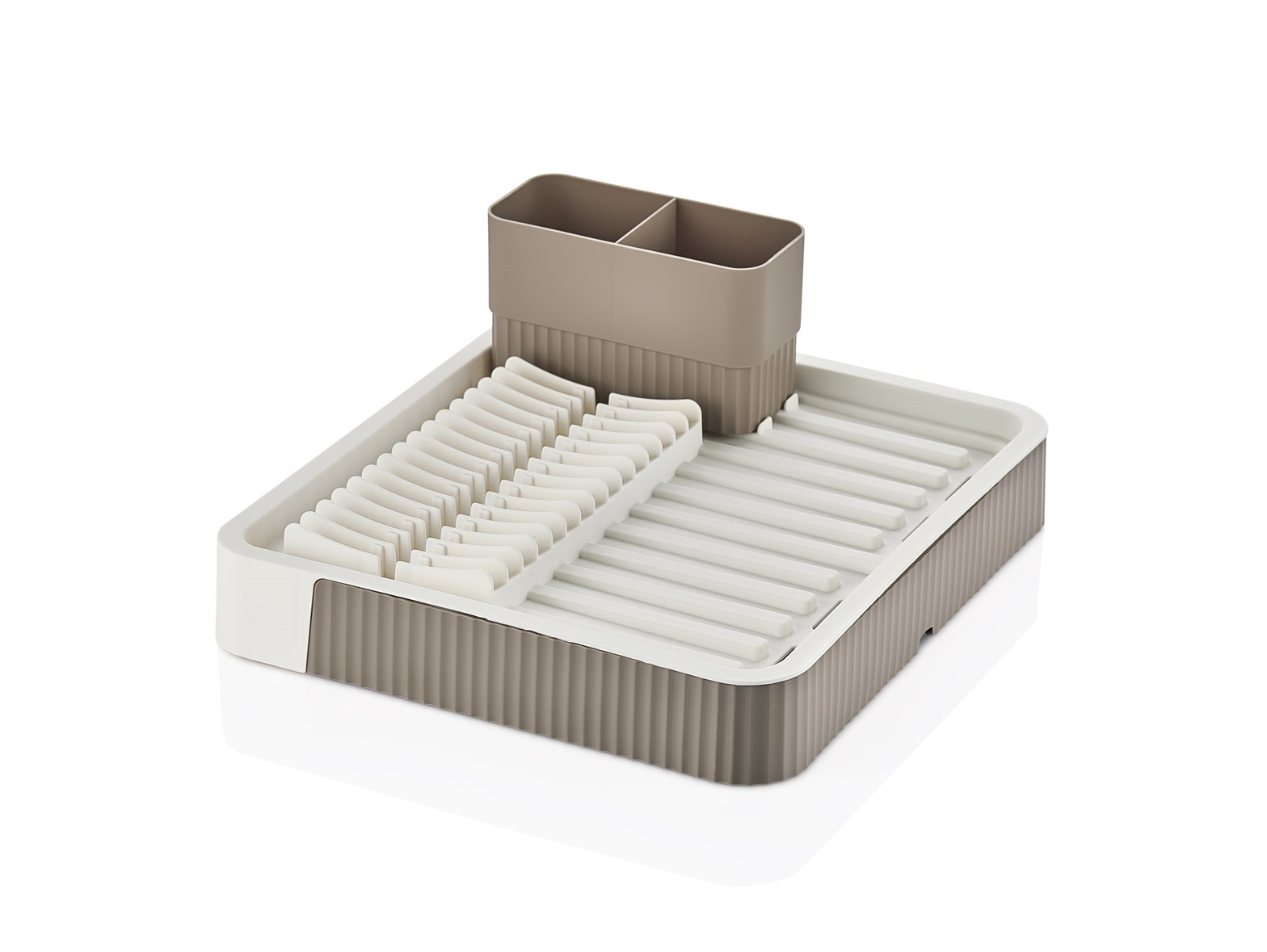 Sliding Plastic Dish Rack 32.5x35.5-51.5x35.5cm Grey (5563) #2