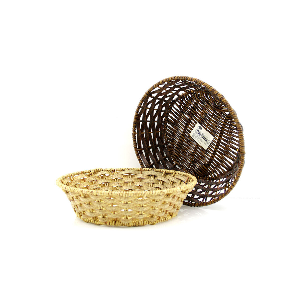 Round Wooden Bread Basket (5563)