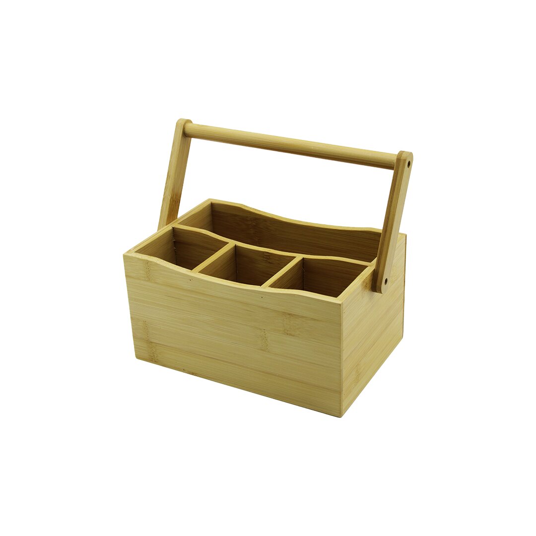 TAŞIMA KULPLU - 3+1 BÖLMELİ   TEZGAH ÜSTÜ  BAMBU - AHŞAP KAŞ