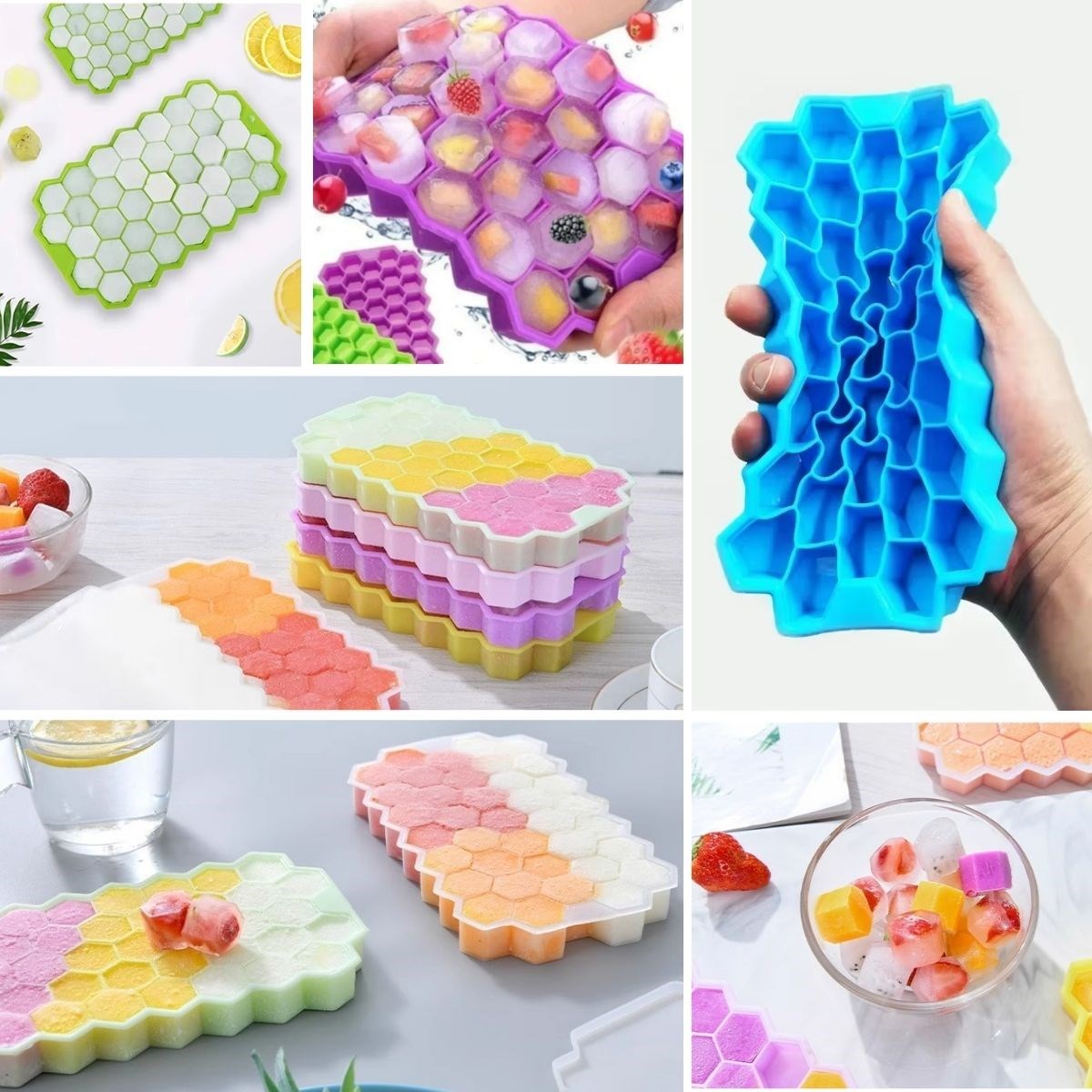 37 Bölmeli Slikon Petek Şeklinde Buz Kalıbı (5563) #4