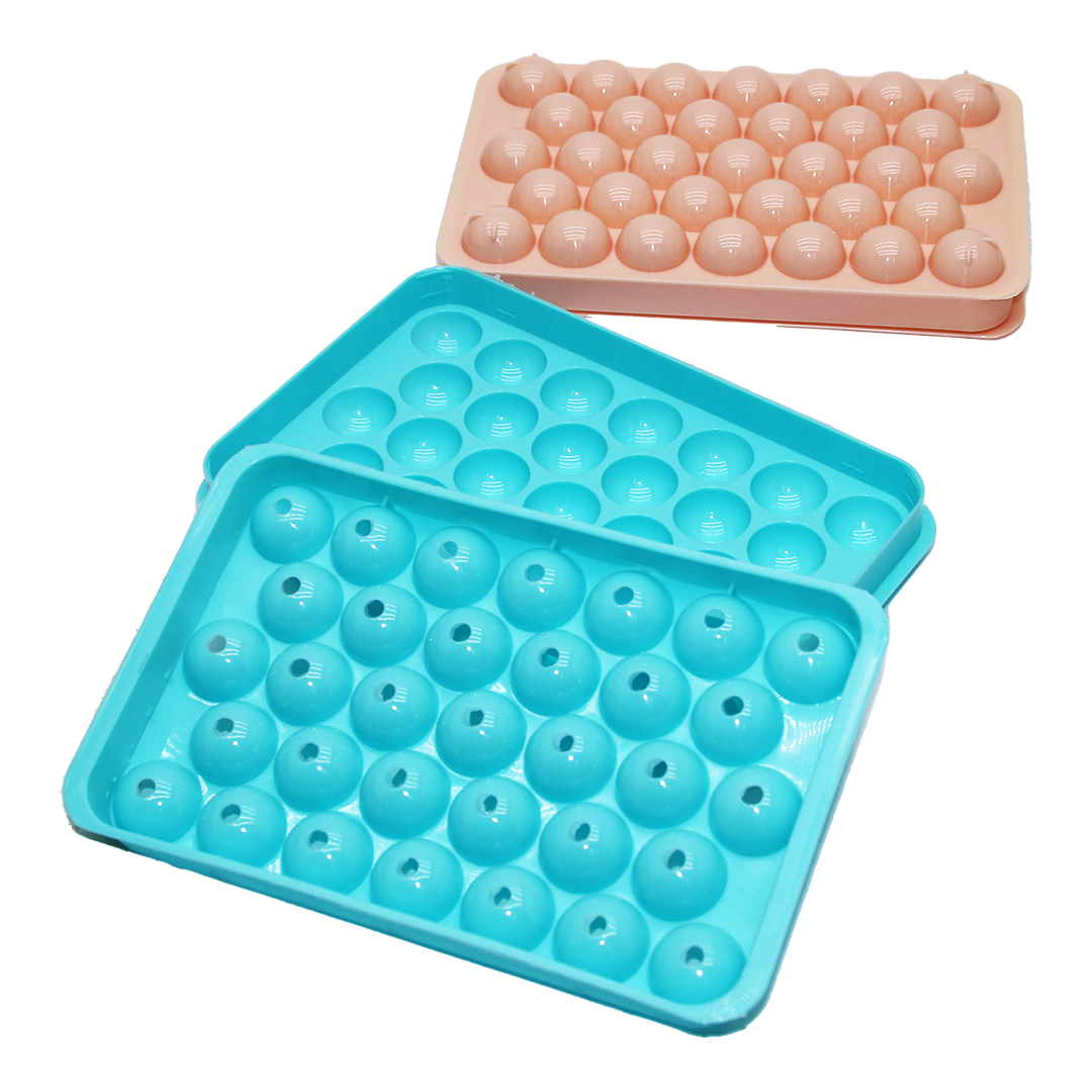 33LÜ MİNİ TOP BUZLUK RENKLİ PLASTİK (5563)