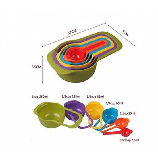 5-Piece Practical Measuring Cup Set - Sugar Spice Liquid Measurer (5563) #5