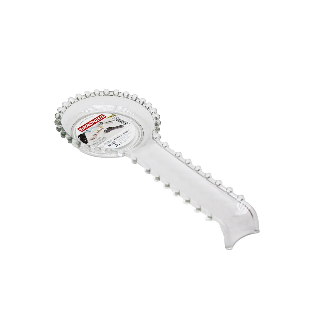 ŞEFFAF - PLASTİK BONCUKLU KEPÇE KAŞIK ÇIRPICI ALTLIK (5563)