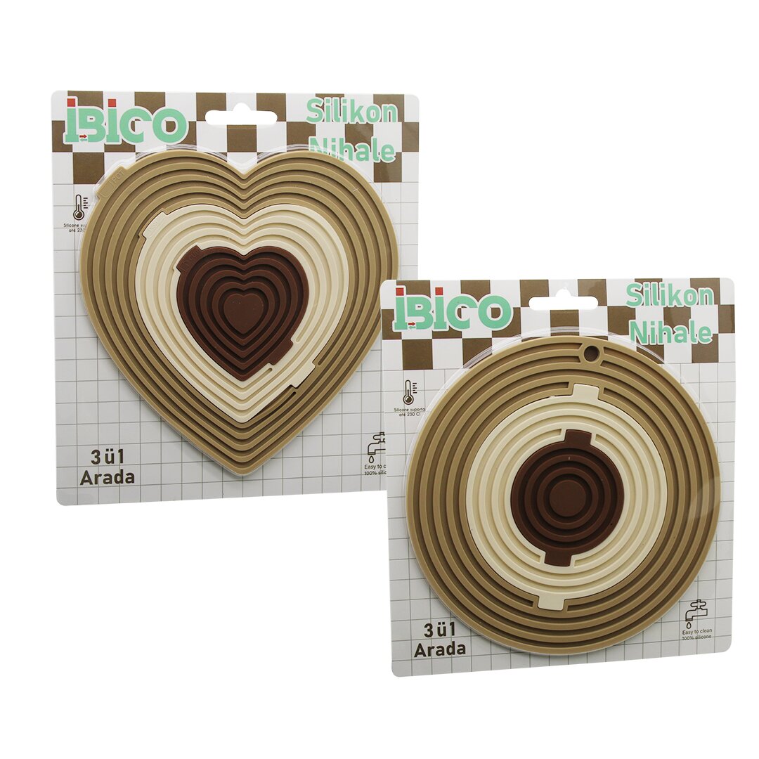 3İN1= BÜTÜN - 3 BOYA AYRILIR   SİLİKON  MAT - NİHALE  KALPLİ