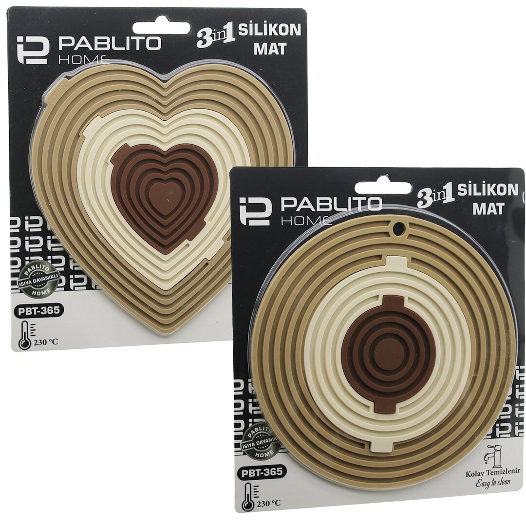 3İN1 BÜTÜN - AYRI KULLAN SİLİKON MAT- NİHALE KALPLİ=7.5-13-1