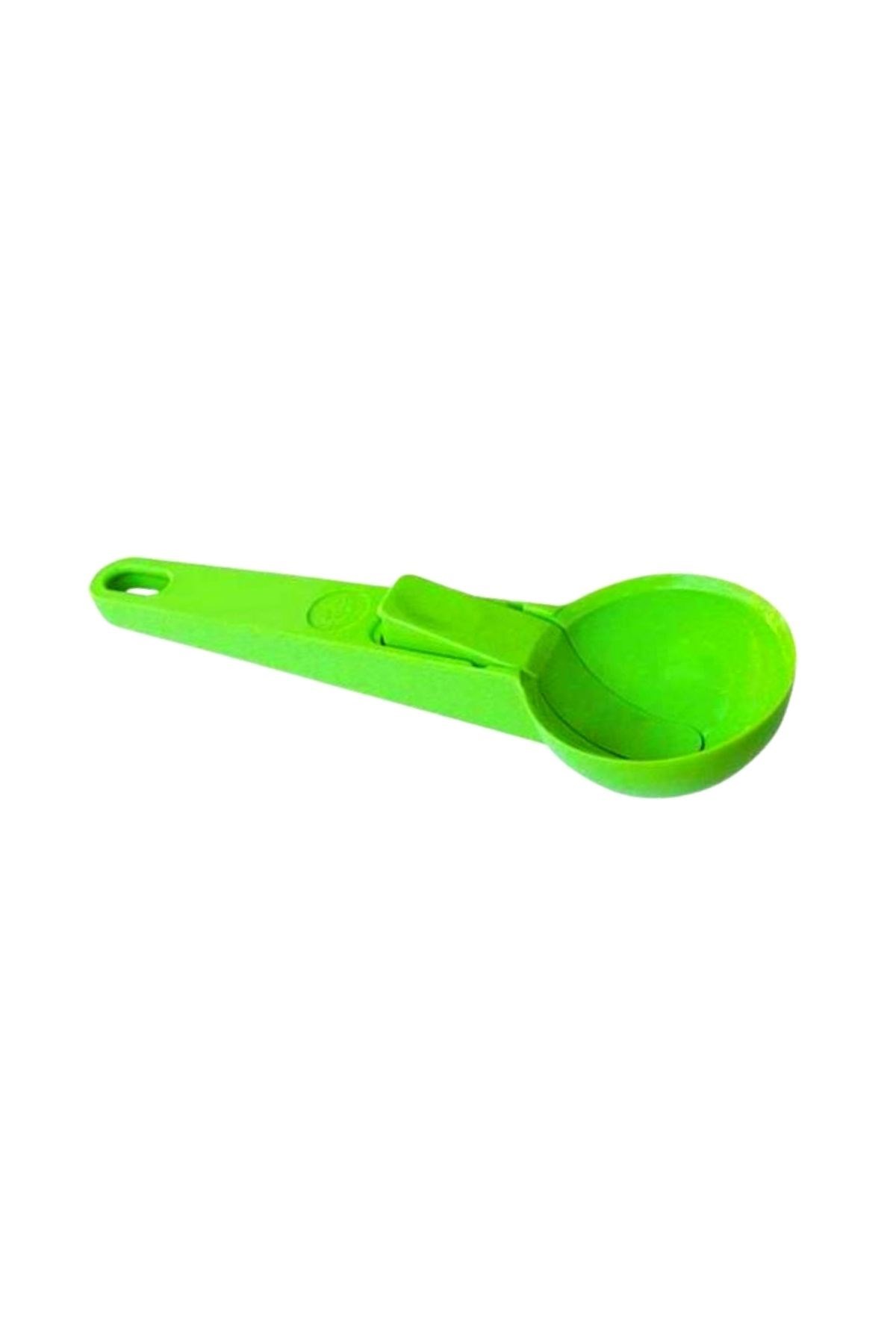 Practical Locking Plastic Ice Cream Serving Scoop Spoon (5563) #2