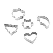 5 PARÇA  METAL BİSKÜVİ KURABİYE KALIP (5563)
