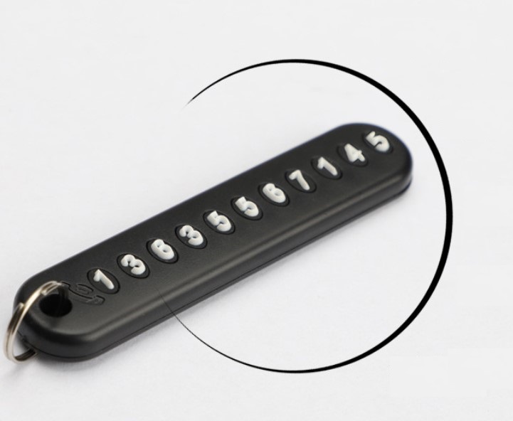 Mini Anahtarlık, Çanta, Araba İçin Çok Amaçlı Numaratör (5563)