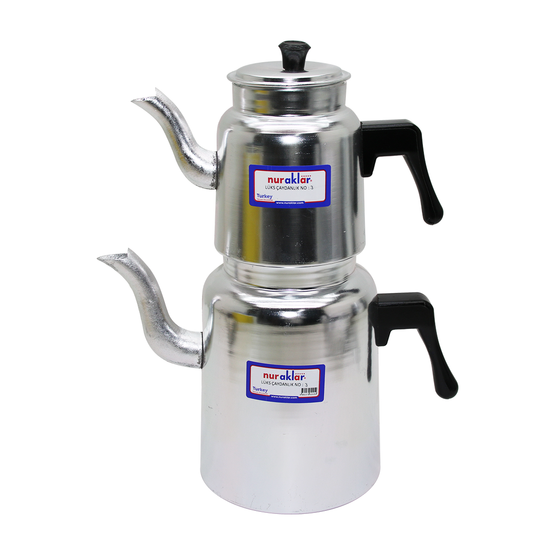 NO-3 LÜKS ALÜMİNYUM ÇAYDANLIK TAKIMI (5563)