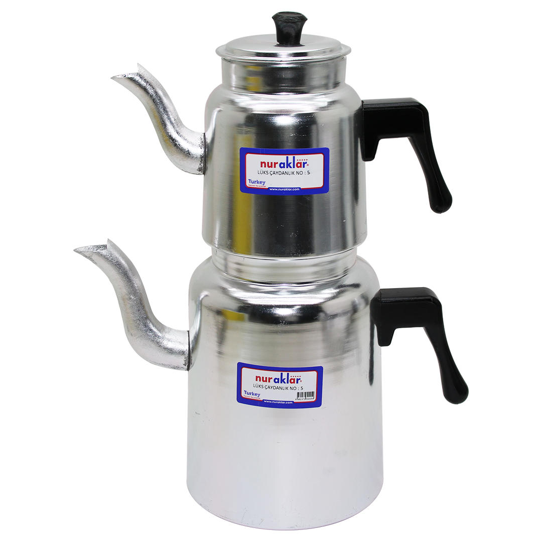 NO-5 LÜKS ALÜMİNYUM ÇAYDANLIK TAKIMI (5563)