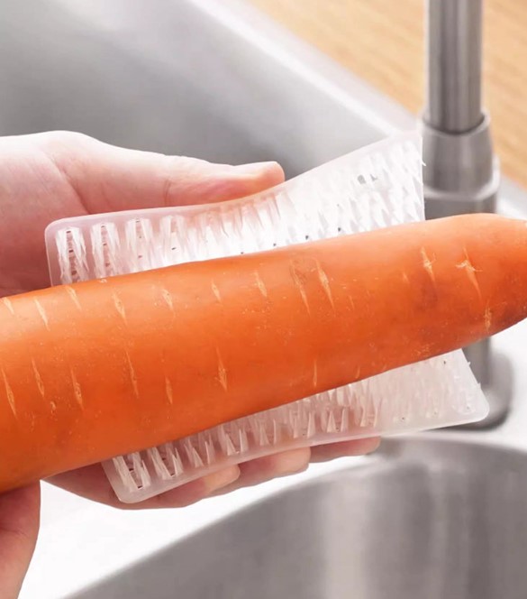 Çok Amaçlı Sebze ve Meyve Temizleme Patates Soyma Fırçası (5563) #2