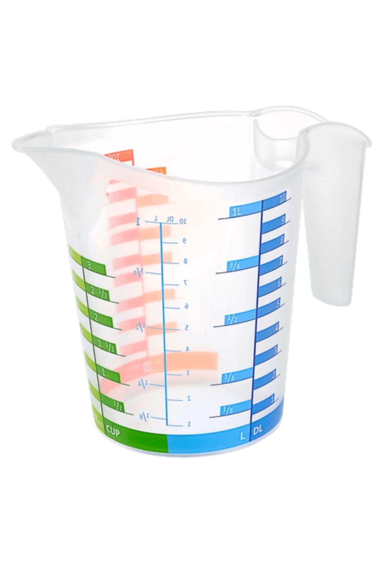 500 ml Farbiges Messbecher aus Hartplastik mit Skala (5563) #2