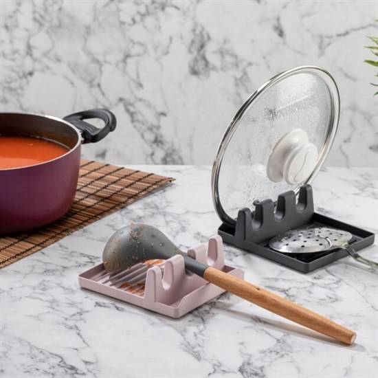 Topfdeckelhalter mit Besteckfach - Praktischer Organizer (5563) #2