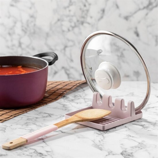 Topfdeckelhalter mit Besteckfach - Praktischer Organizer (5563) #3