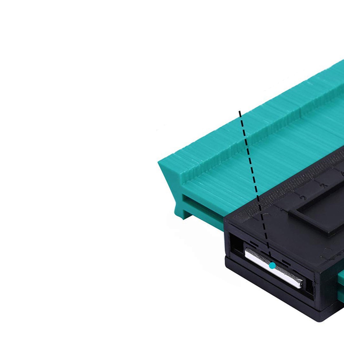 Çok Fonksiyonlu Plastik Kontur Ölçüm Cihazı Ahşap Fayans Şekillendirme Kalıbı- 12 CM (5563) #2