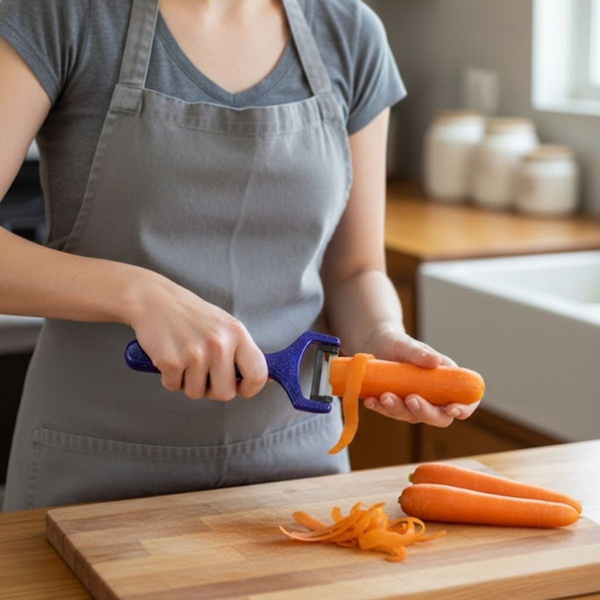 Solingen Çelik Küçük Boy Meyve Sebze Soyacak – Keskin Paslanmaz Soyucu Aparat (5563) #2