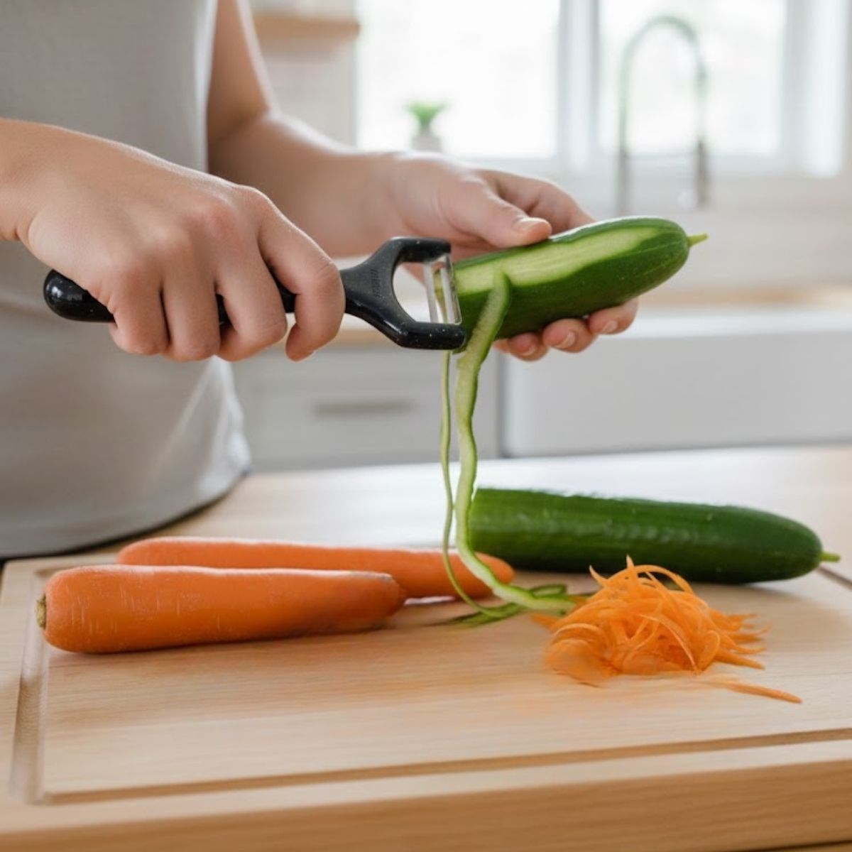 Solingen Çelik Küçük Boy Meyve Sebze Soyacak – Keskin Paslanmaz Soyucu Aparat (5563) #3