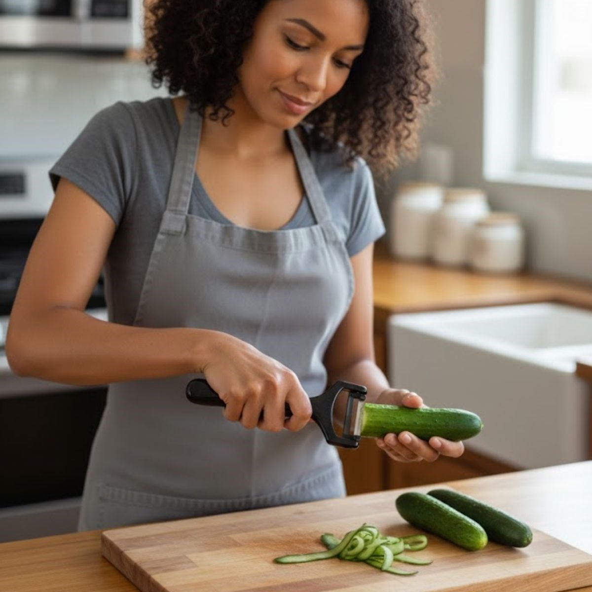 Solingen Çelik Küçük Boy Meyve Sebze Soyacak – Keskin Paslanmaz Soyucu Aparat (5563) #4