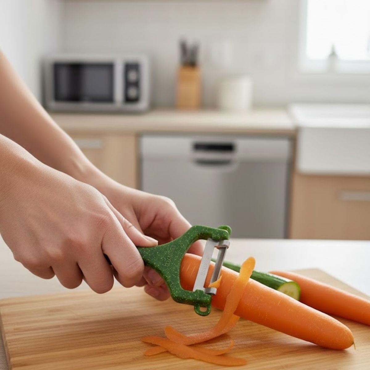 Solingen Çelik Küçük Boy Meyve Sebze Soyacak – Keskin Paslanmaz Soyucu Aparat (5563) #5