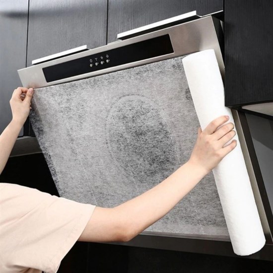 2li Yağ Emici Duman Önleyici Pratik Mutfak Davlumbaz Koruyucu Dayanıklı Yedek Filtre 45x90cm (5563) #2