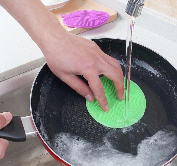 Silikon Bulaşık Yıkama Fırçası Tükenmeyen (2 Adet) (5563) #2