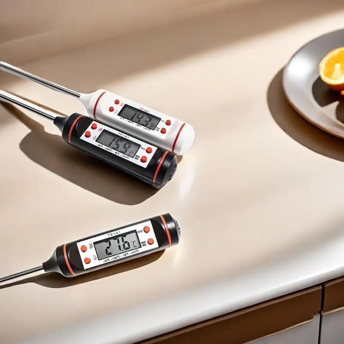 Dijital Gıda Termometresi Süt,Et,Yoğurt Mayalama,Mama Derecesi Ölçer Gıda Termometresi (5563) #2