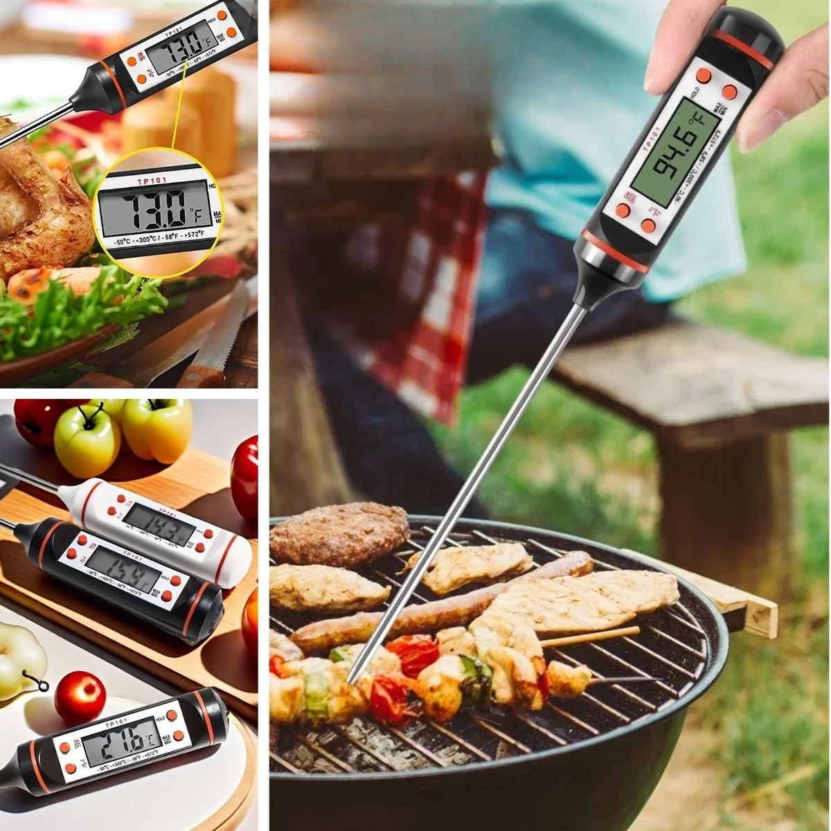 Dijital Gıda Termometresi Süt,Et,Yoğurt Mayalama,Mama Derecesi Ölçer Gıda Termometresi (5563) #4