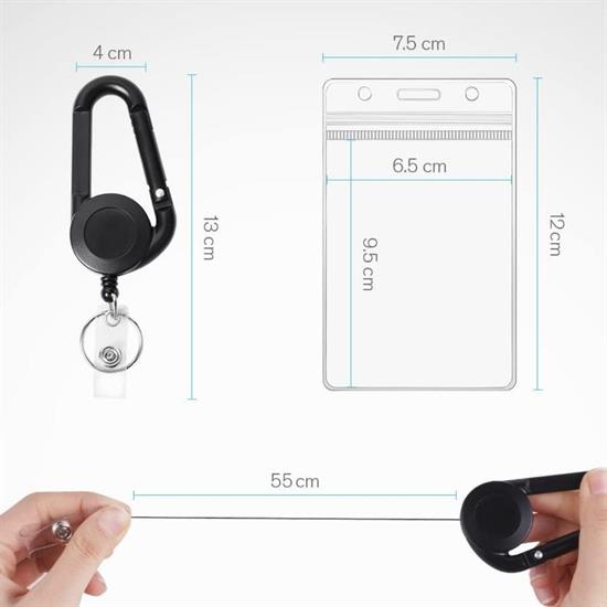 Teleskopischer Karabiner-Schlüsselanhänger (5563) #2