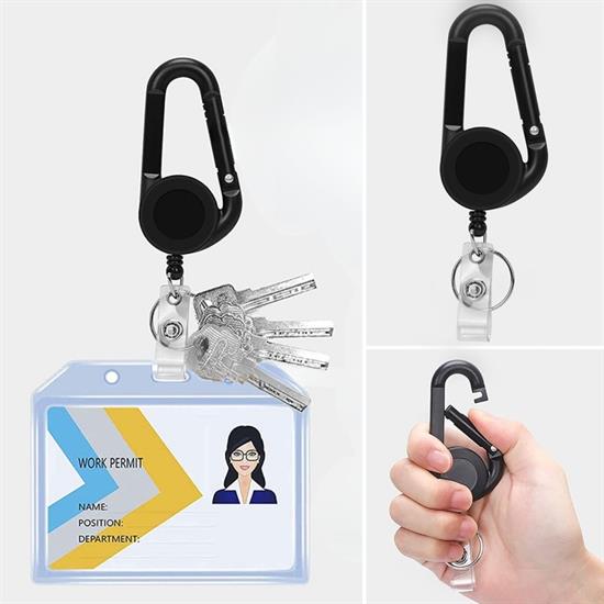 Teleskopischer Karabiner-Schlüsselanhänger (5563) #5