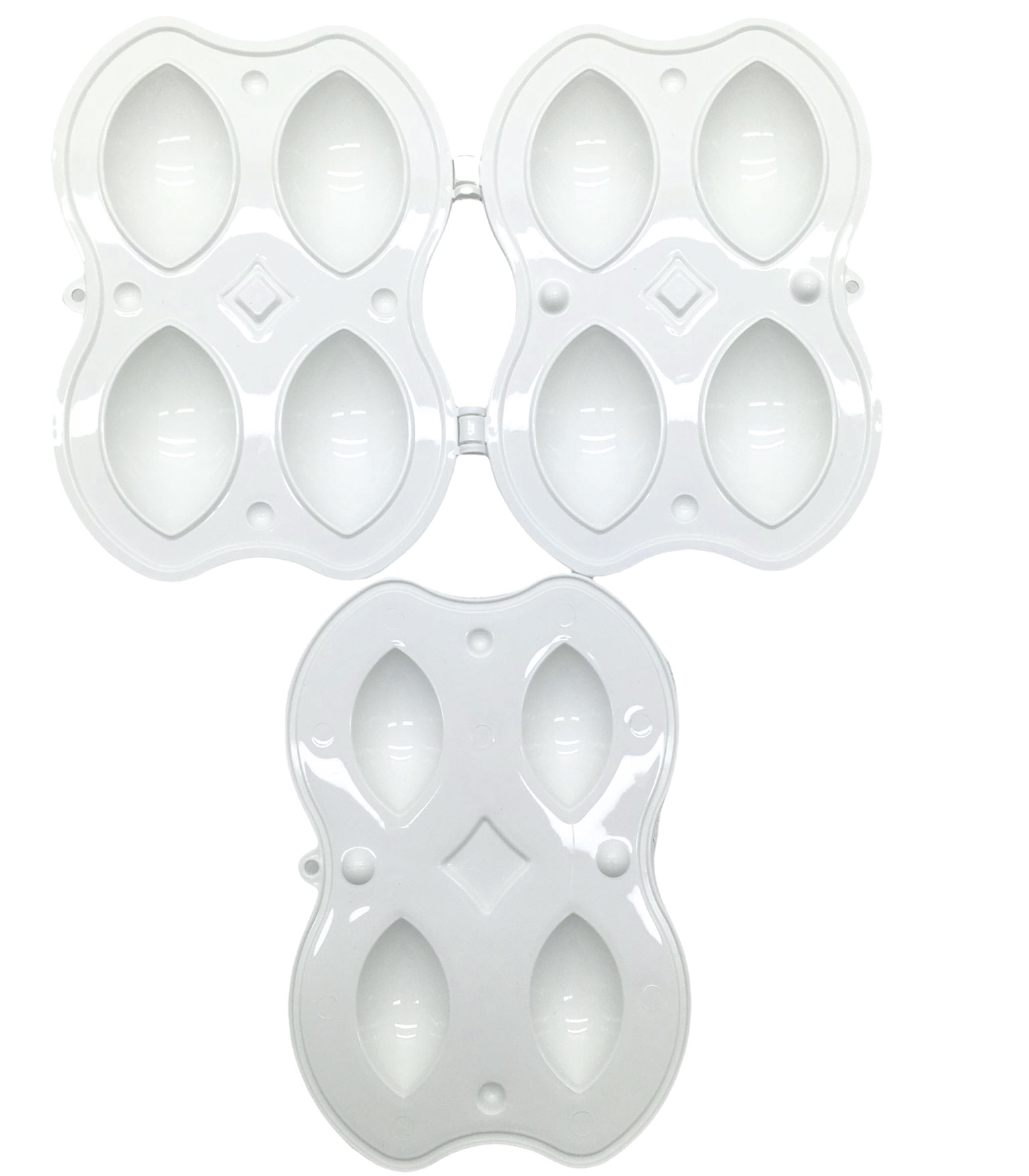 Plastic 4-Piece Stuffed Meatball Mold Maker (5563)