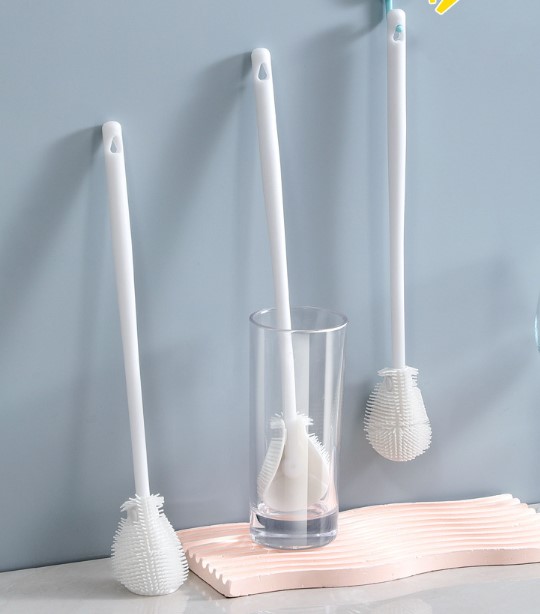 Silicone Jar and Bottle Cleaning Brush White (5563)