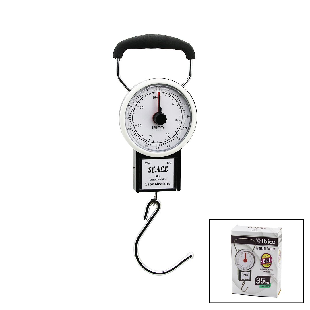 SCALE 2İN1 İBRELİ KANTAR - METRE (5563) #2