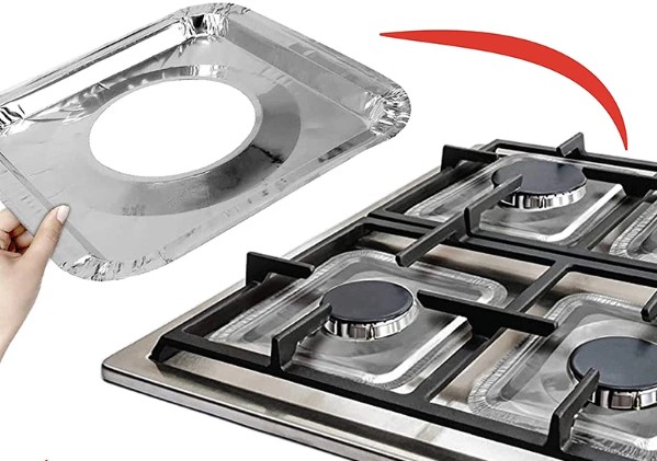 Quadratische Aluminium-Spritzschutzplatten 23×23 cm, 10 Stück (5563) #3