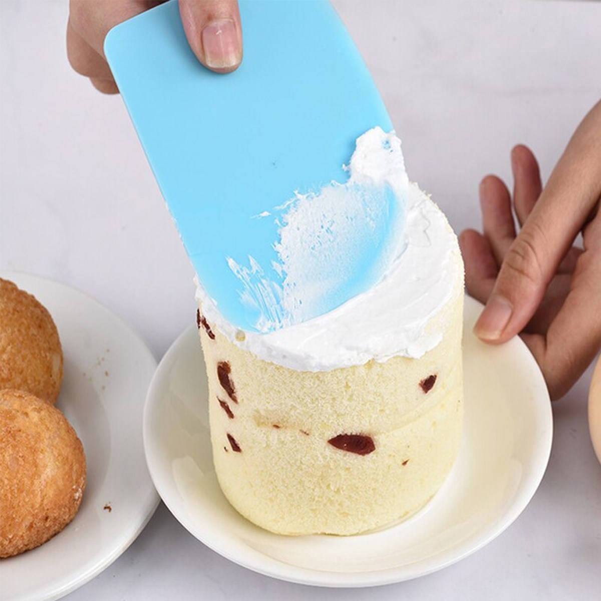 Pasta Hamur Şekillendirici Spatula Kesici Kazıyıcı Dekoratör Set (5563) #4