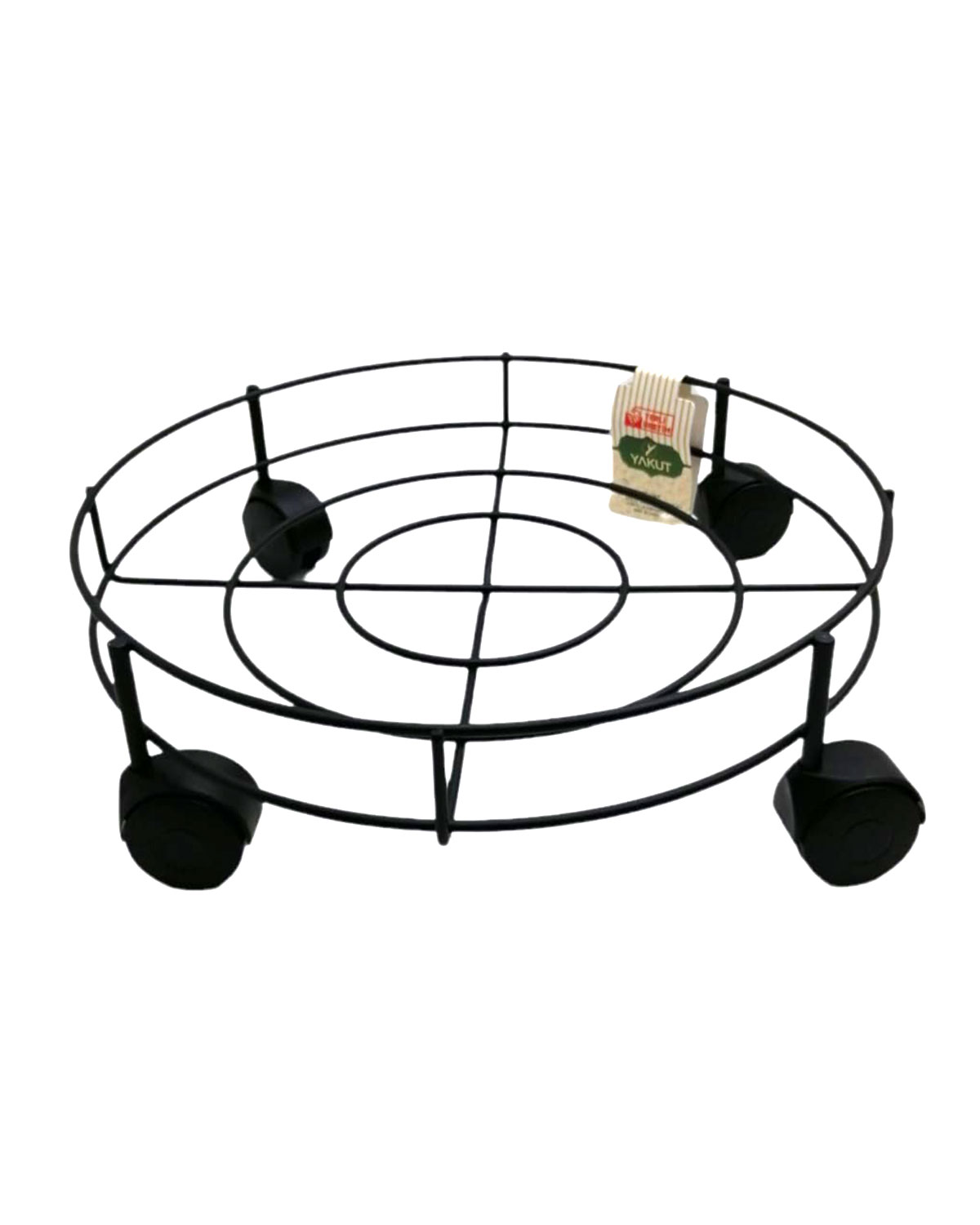 METAL - Black Tube Pull Water Cooler Stand (5563)