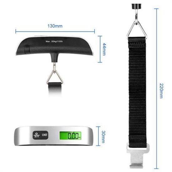 Digitale Gepäckwaage mit Display Präzisions-Kofferwaage (5563) #3