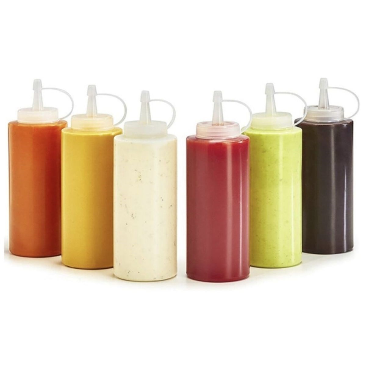 Şeffaf Kapaklı Sızdırmaz Yağlık Sosluk Şişesi Plastik Yağdanlık 400 ml. AP-9028 (5563) #3